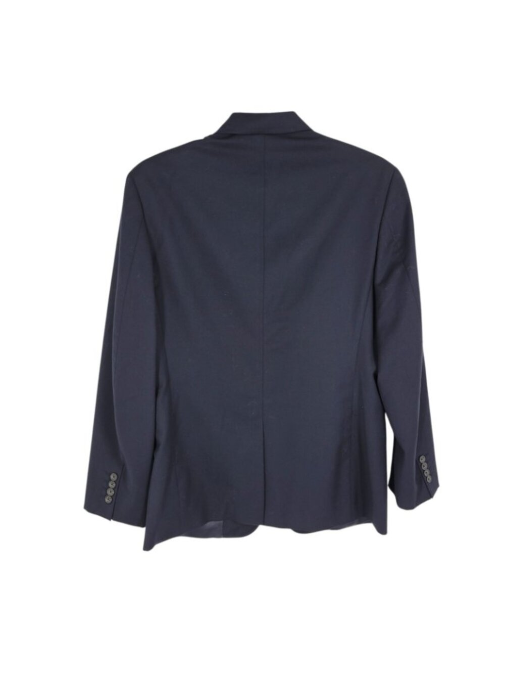 Banana Republic 40S Navy Virgin Wool Blazer Made in Italy Stretch Suit Jacket - Picture 4 of 4